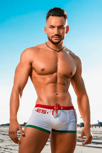 Portrait du stripteaseur Wayne