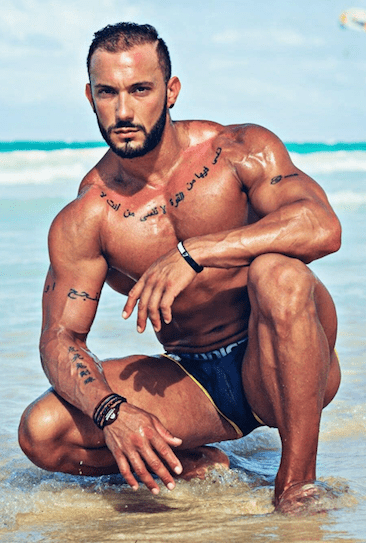 Portrait du stripteaseur Mathys