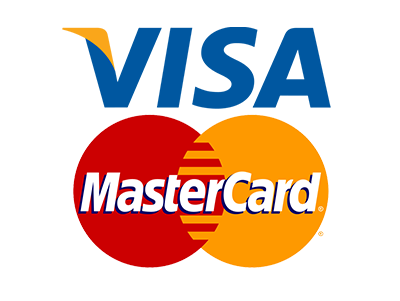 Visa et Mastercard acceptées